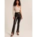 Abercrombie & Fitch Vegan Leather High Rise Split Pant