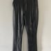 Abercrombie & Fitch Vegan Leather High Rise Split Pant