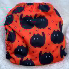 Mama Koala Cloth Diaper Black Cats