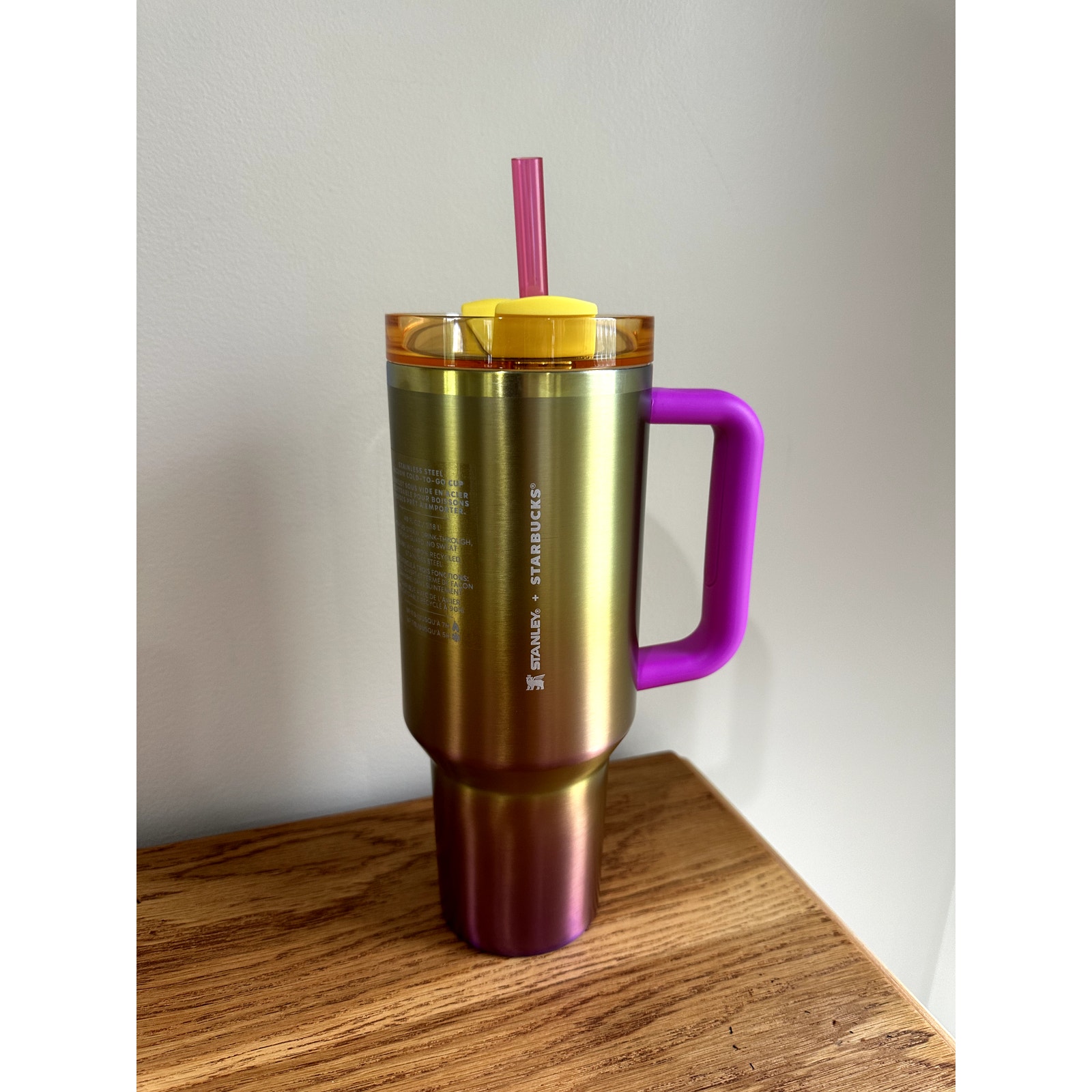 Starbucks x Stanley 40 oz Tumbler Sunset Gradient NEW Summer 2024