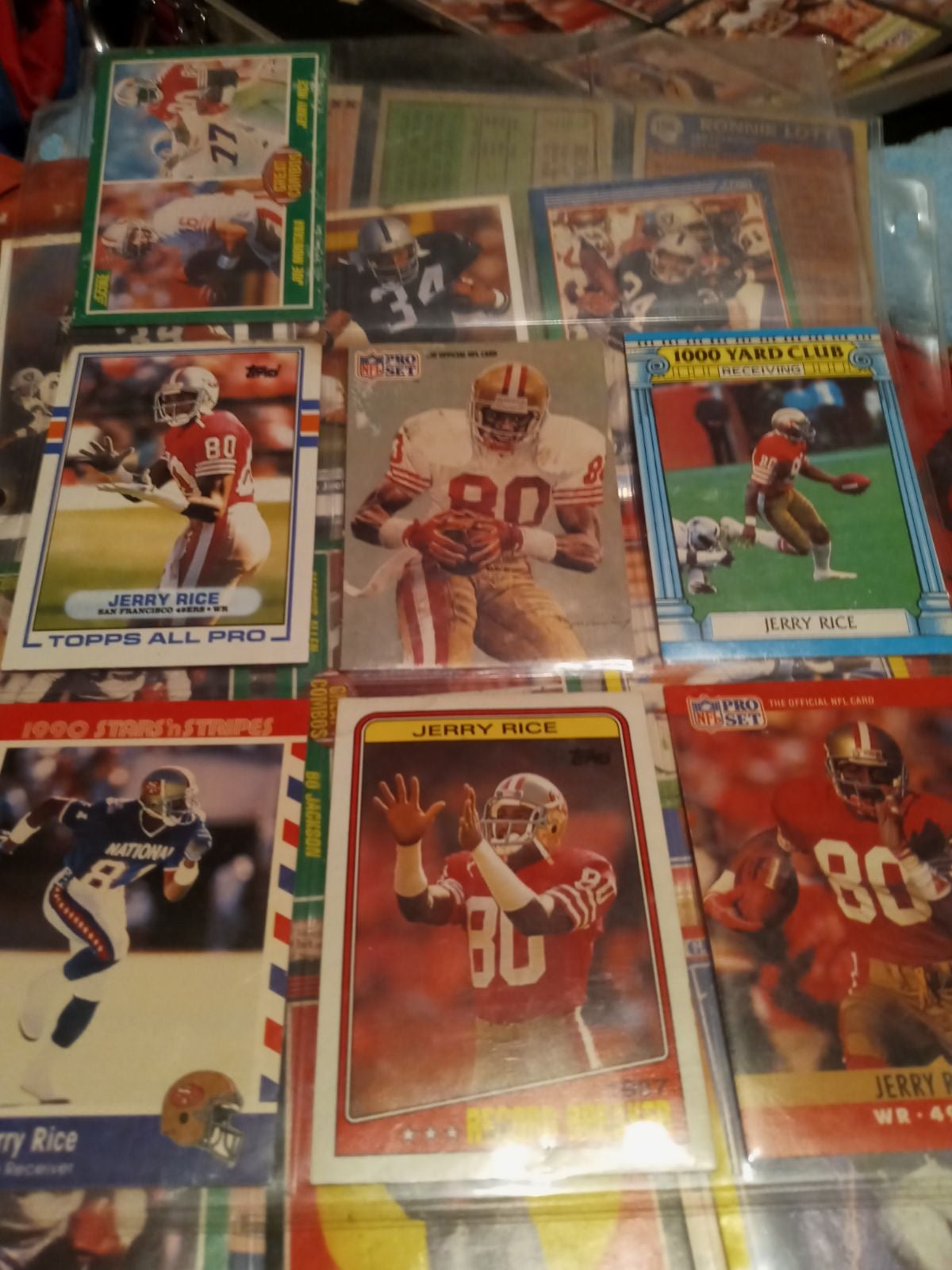 Jerry rice card's