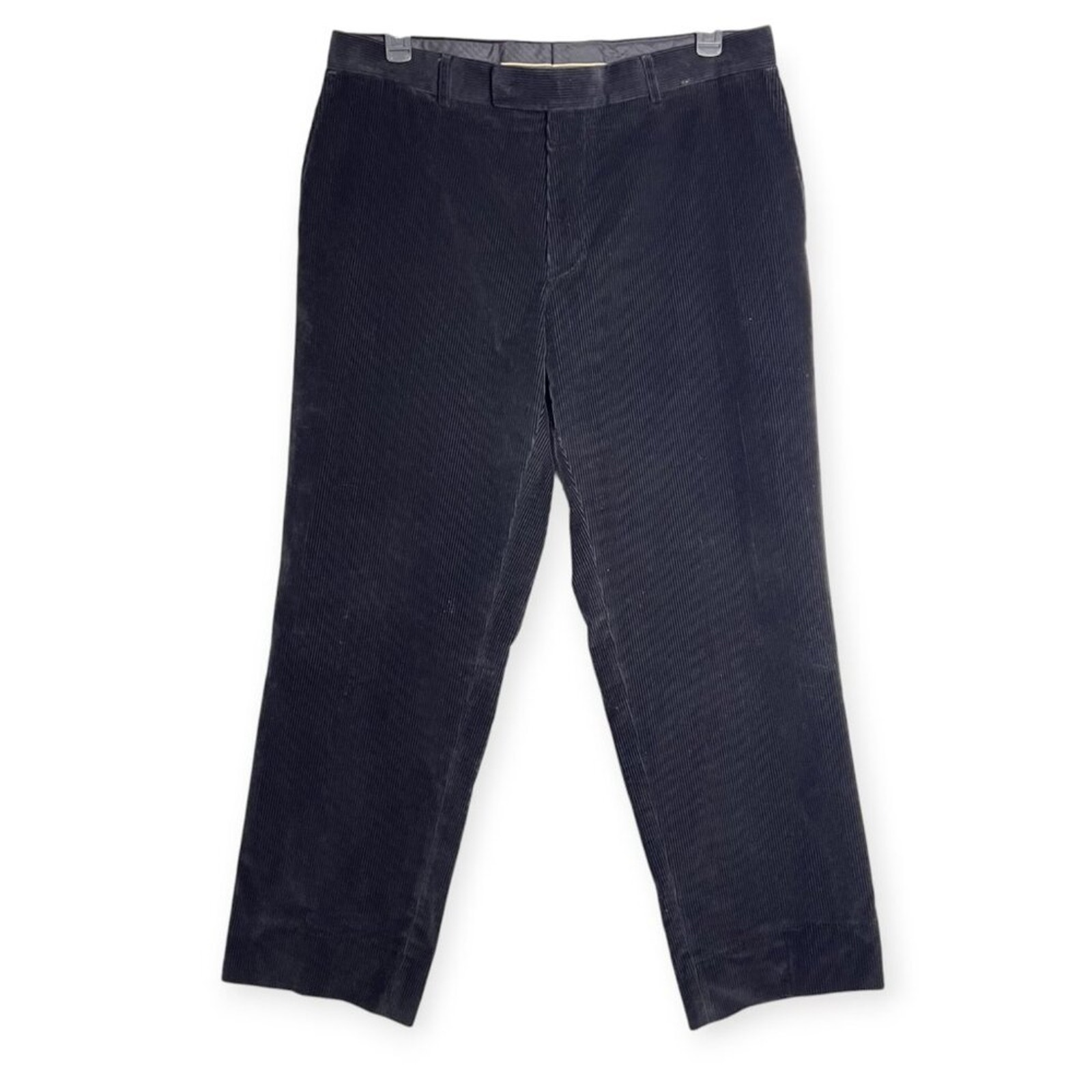 HUGO BOSS James Brown Corduroy Pants SIZE 38R WAIST 36 x 30 Black SOFT USA