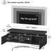 LED TV Stand for 55/60/65 inch Entertainment Center with Power Outlets TV Media