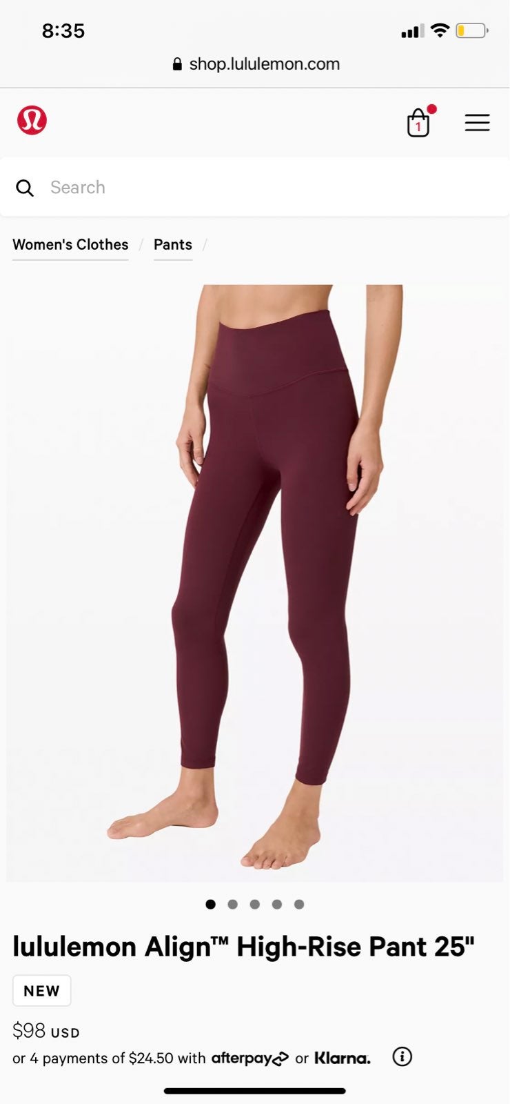 lululemon athletica Align Crop 21