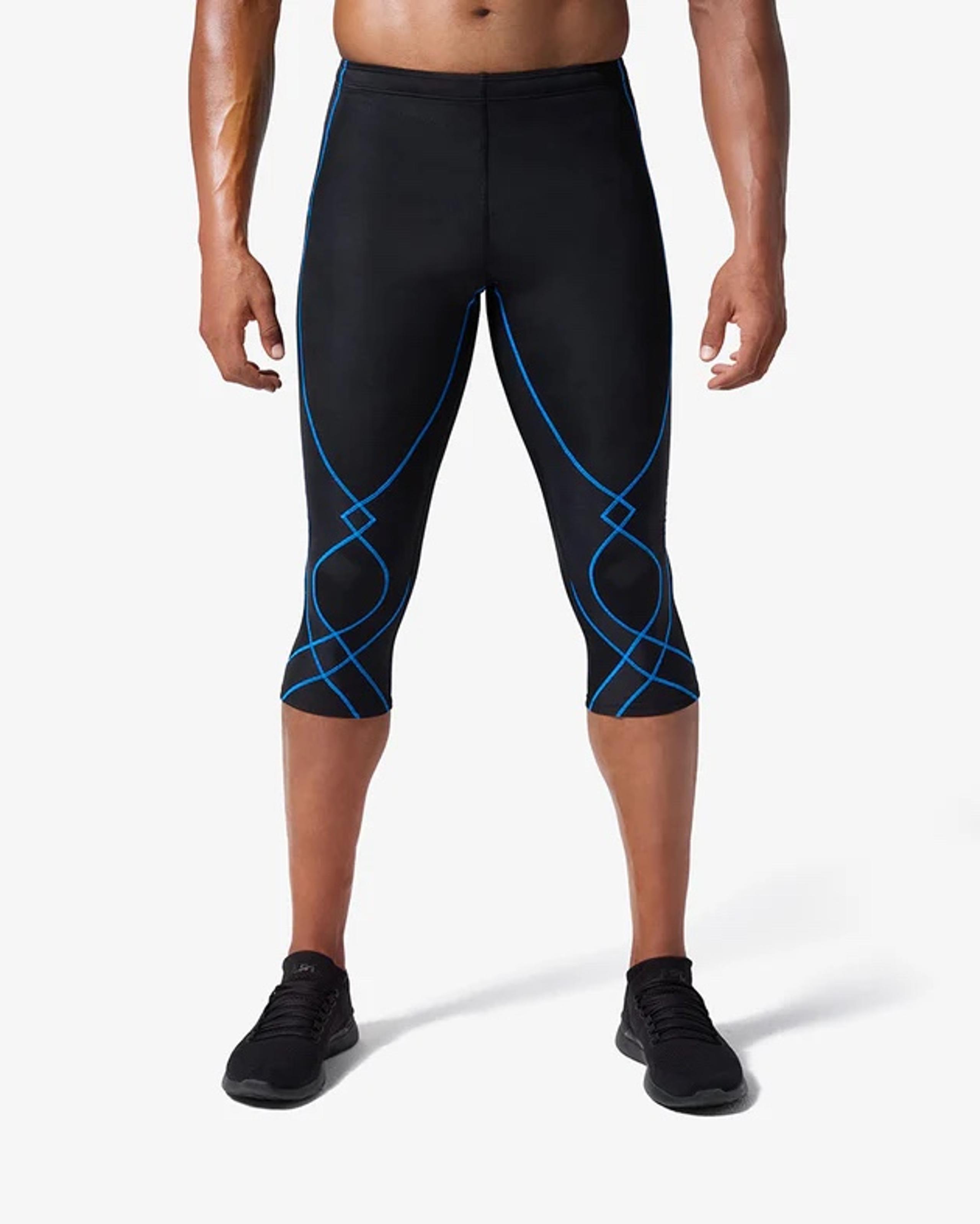 CW-X  Stabilyx 3/4 Joint Compression Running Tights Men's black blue XL