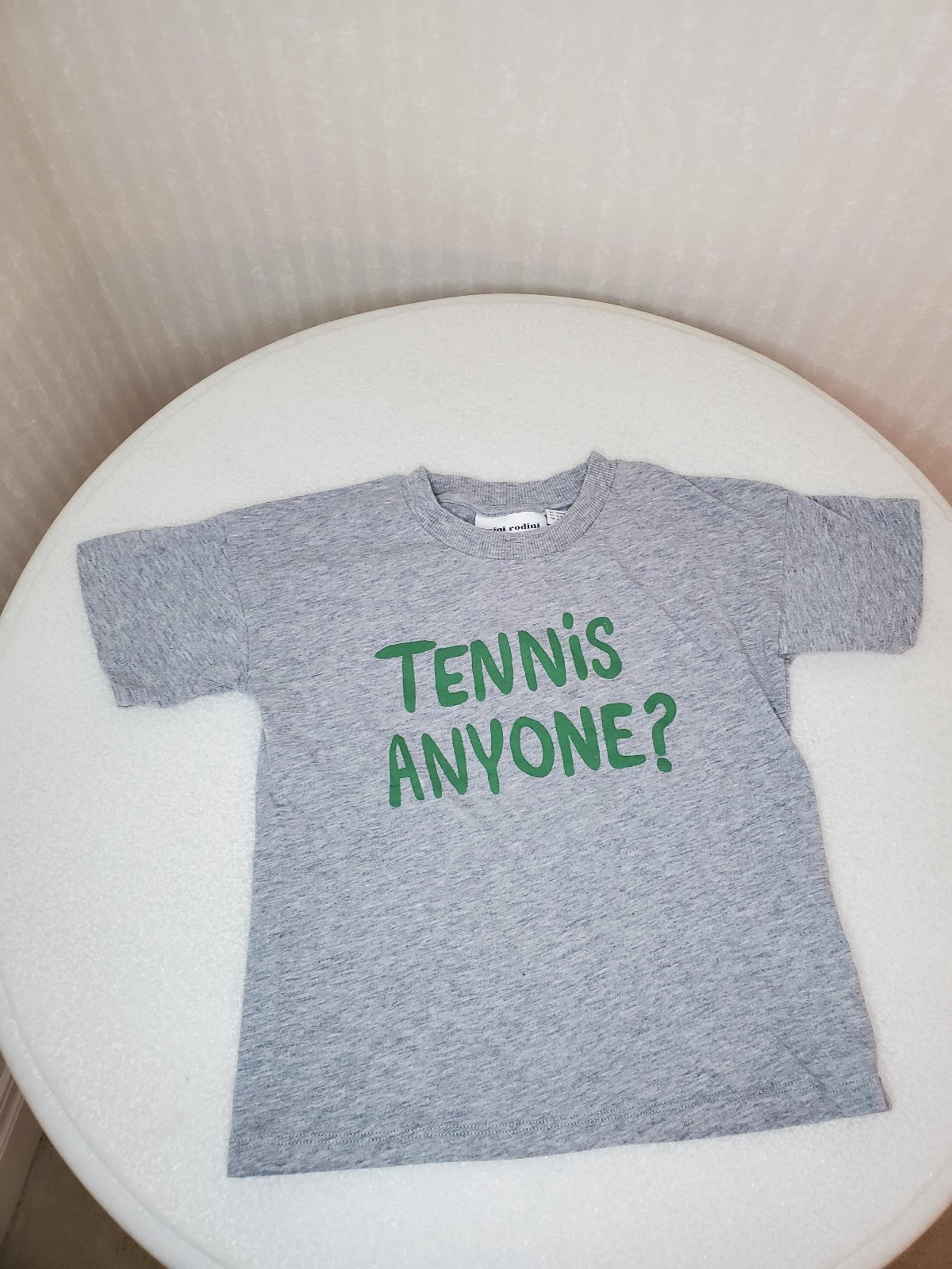 Mini Rodini "Tennis Anyone?" tshirt, 4-5Y