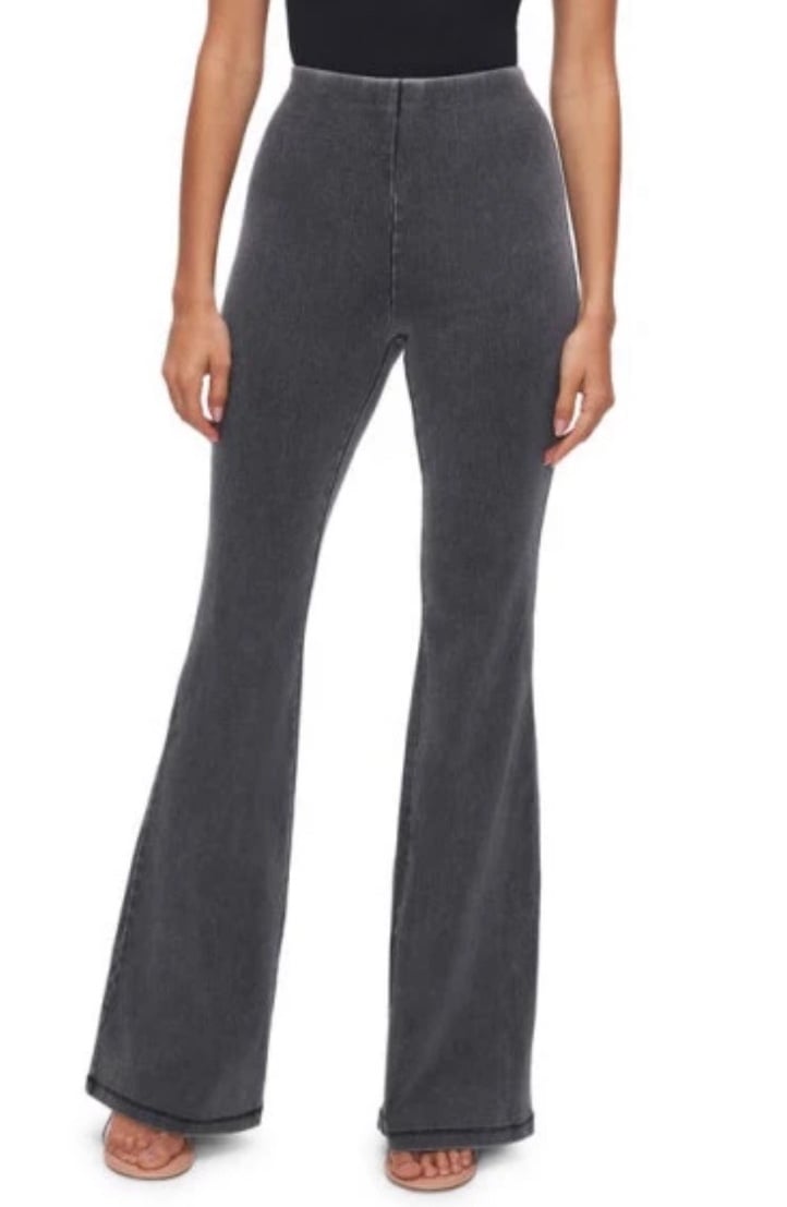 Soft Sculpt Pull On Flare Jeans - Good American