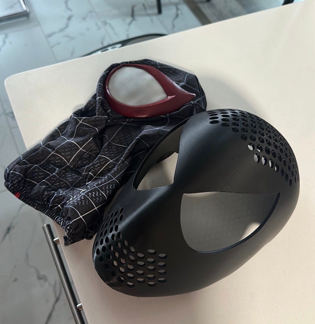 Miles morales cosplay mask