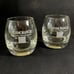 Set of 2 Glenmorangie Single Malt Scotch Whisky Rock Glasses