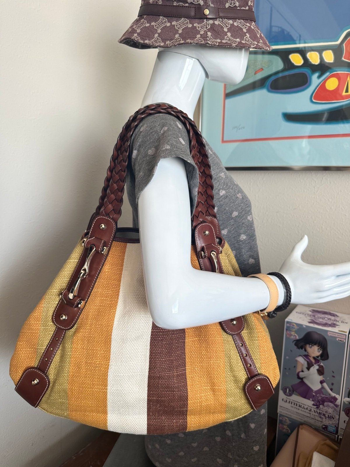 Gucci Pelham Multicolor Canvas/Cloth Sloulder Bag