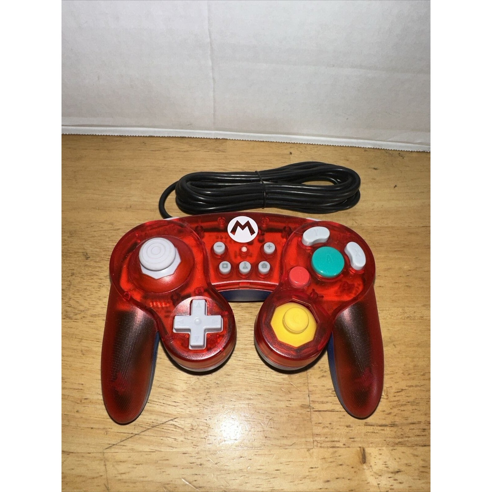 Nintendo Switch Hori Red Mario Fight Pad Classic Controller - Tested