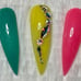 Neon Acrylic Curved Stiletto Press On Nails