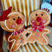 NEW Gingerbread Plush CHRISTMAS Holiday Pillows Boy Girl Decor