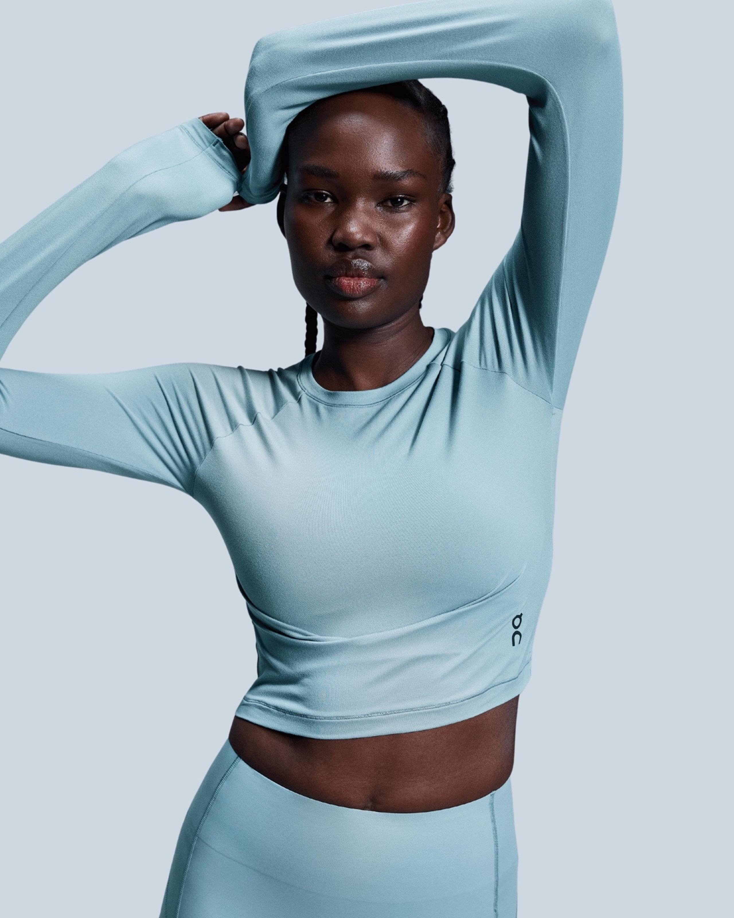 Oncloud Movement Long-T Crop Size M | Coast | Hot Sport Items for Women