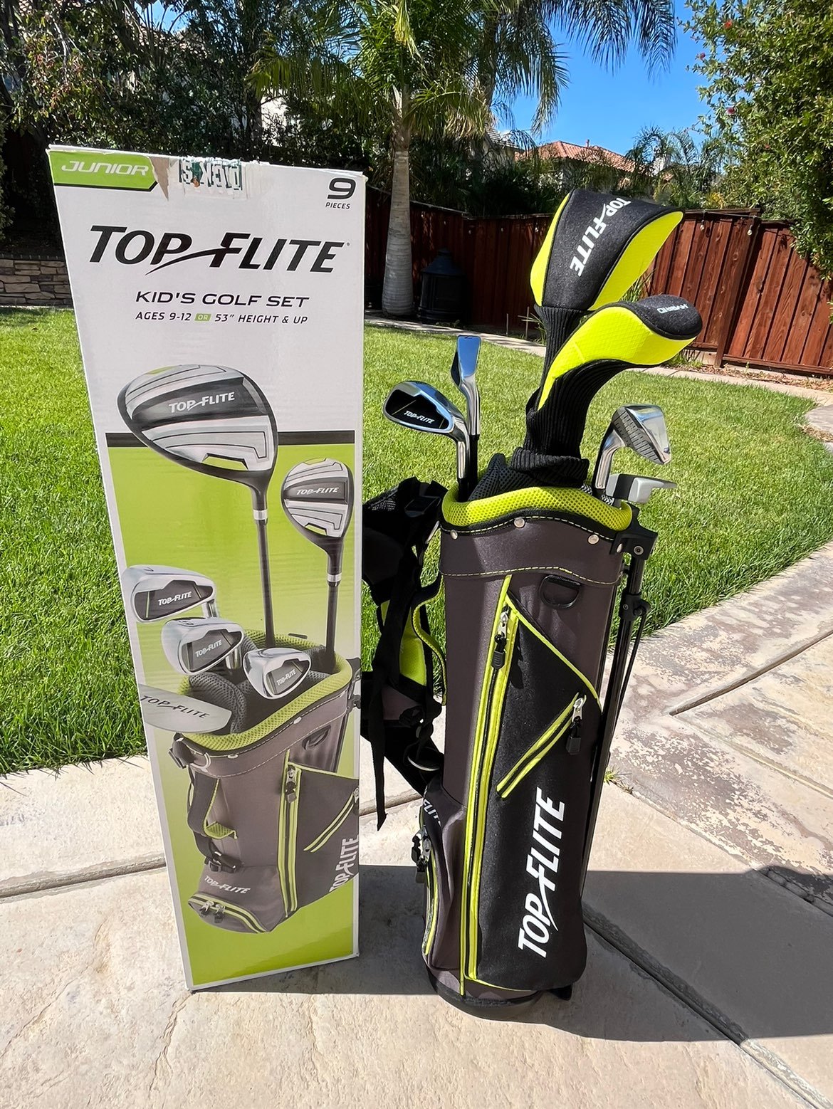 Top Flite Girls' 9-Piece Right hand Complete Set – (Height 53” and Above
