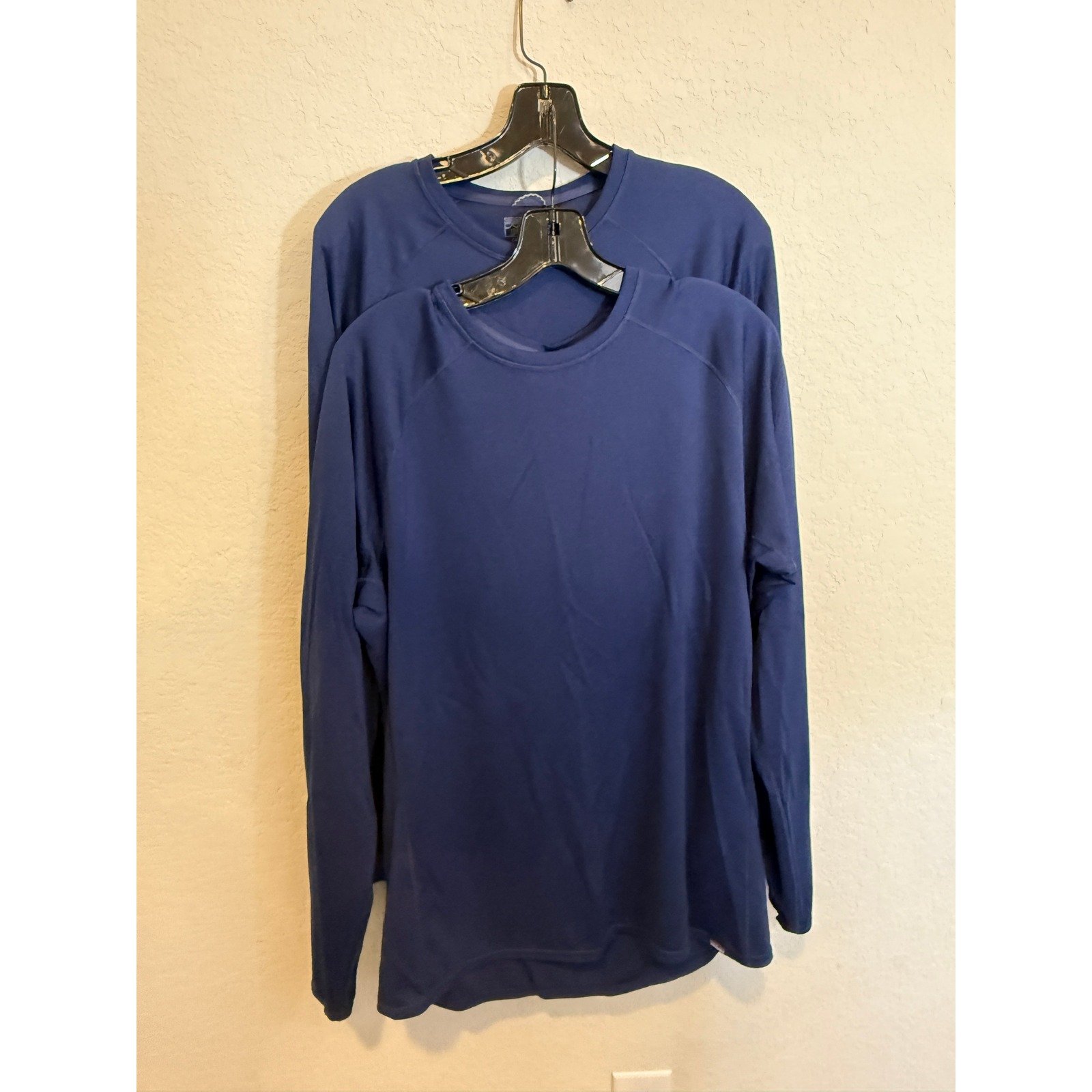 2 Patagonia Capilene Midweight Baselayer Long Sleeve navy Men's Size XL