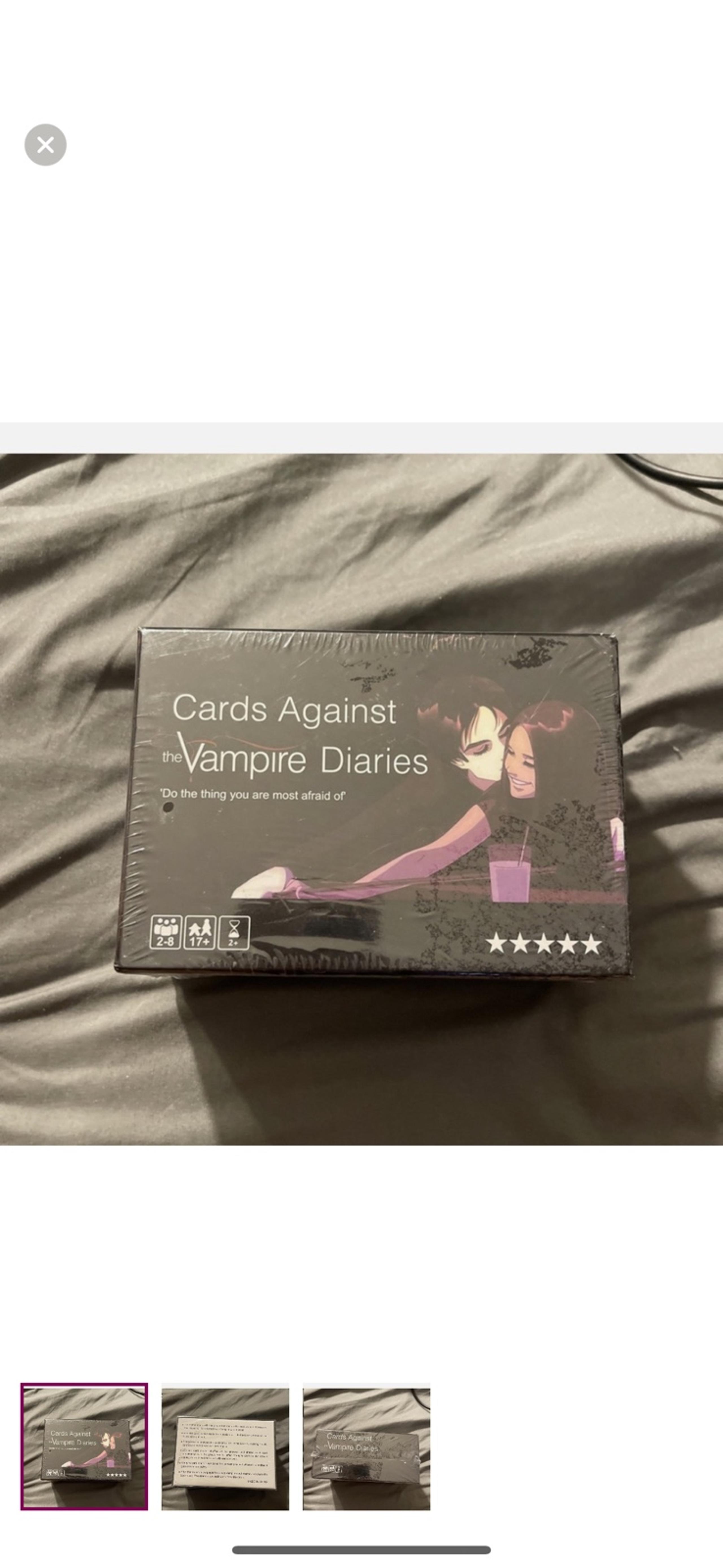 Cards Against Vampire Diaries (2023 limited edition tvd game