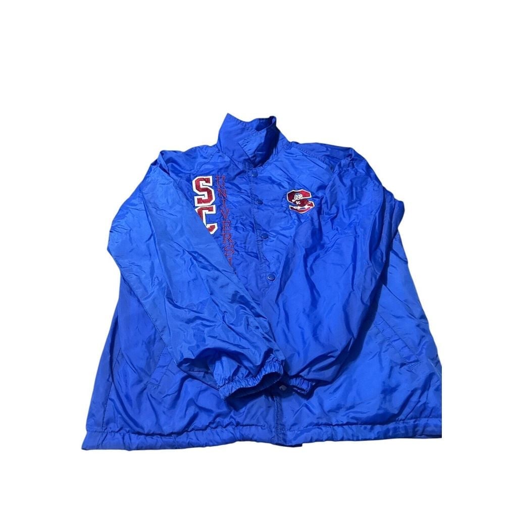 Vintage South Carolina State Bulldogs Size Large Y2K Windbreaker Jacket SCS