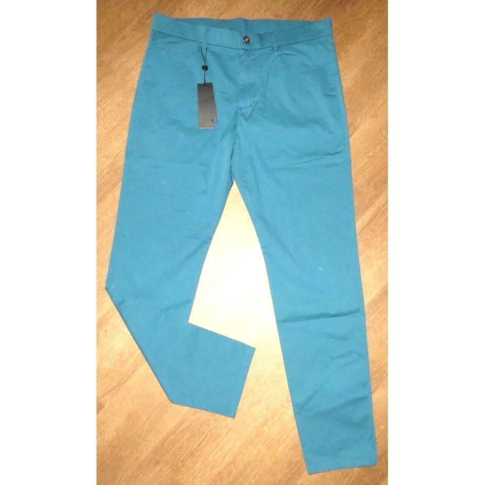 NEW! Men's GREYSON Amagansett Stretch 5 Pocket Teal Blue Golf Pants 35 X 32 NWT!