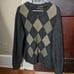 Paolo Mondo pure cashmere argyle sweater