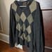 Paolo Mondo pure cashmere argyle sweater
