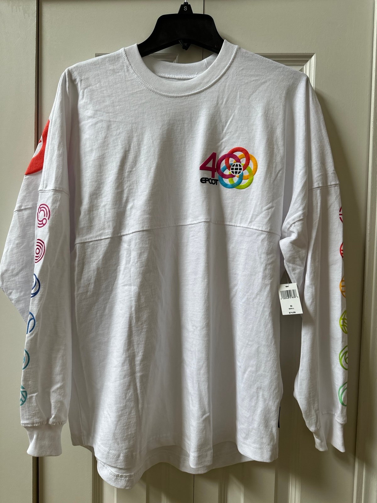 Walt Disney World Epcot 40th Anniversary Spirit Jersey Size Small NWT