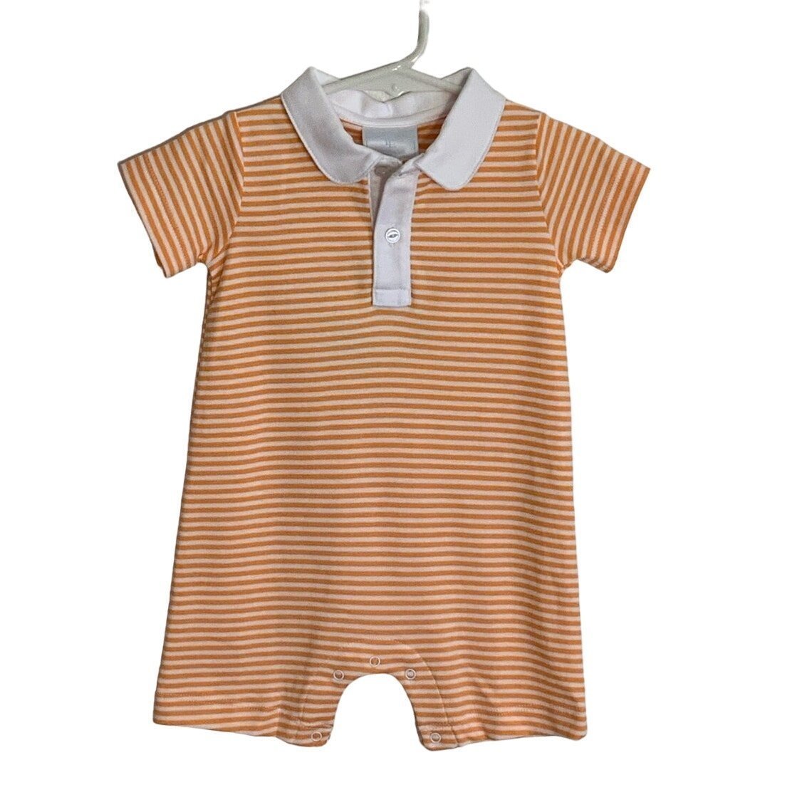 Little English Peter Pan Polo Striped Romper NWT 3 mo