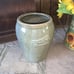Glazed POTTERY 11” Utensil Crock Jug Jar Salt glazed Butterfly Provincial Style