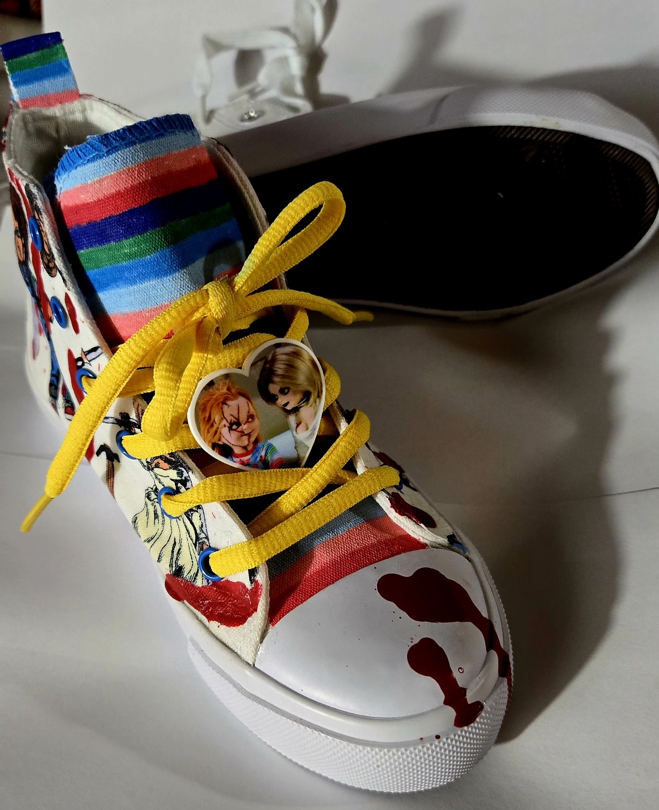 Chucky and Tiffany custom high-tops kids size 1