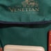 Awesome Venetian Las Vegas Picnic Time Duet Insulated Wine and Cheese Tote, Gree