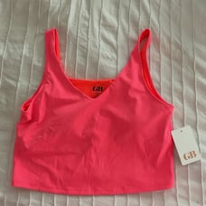 Grey Bandit Active Neon Pink Tank