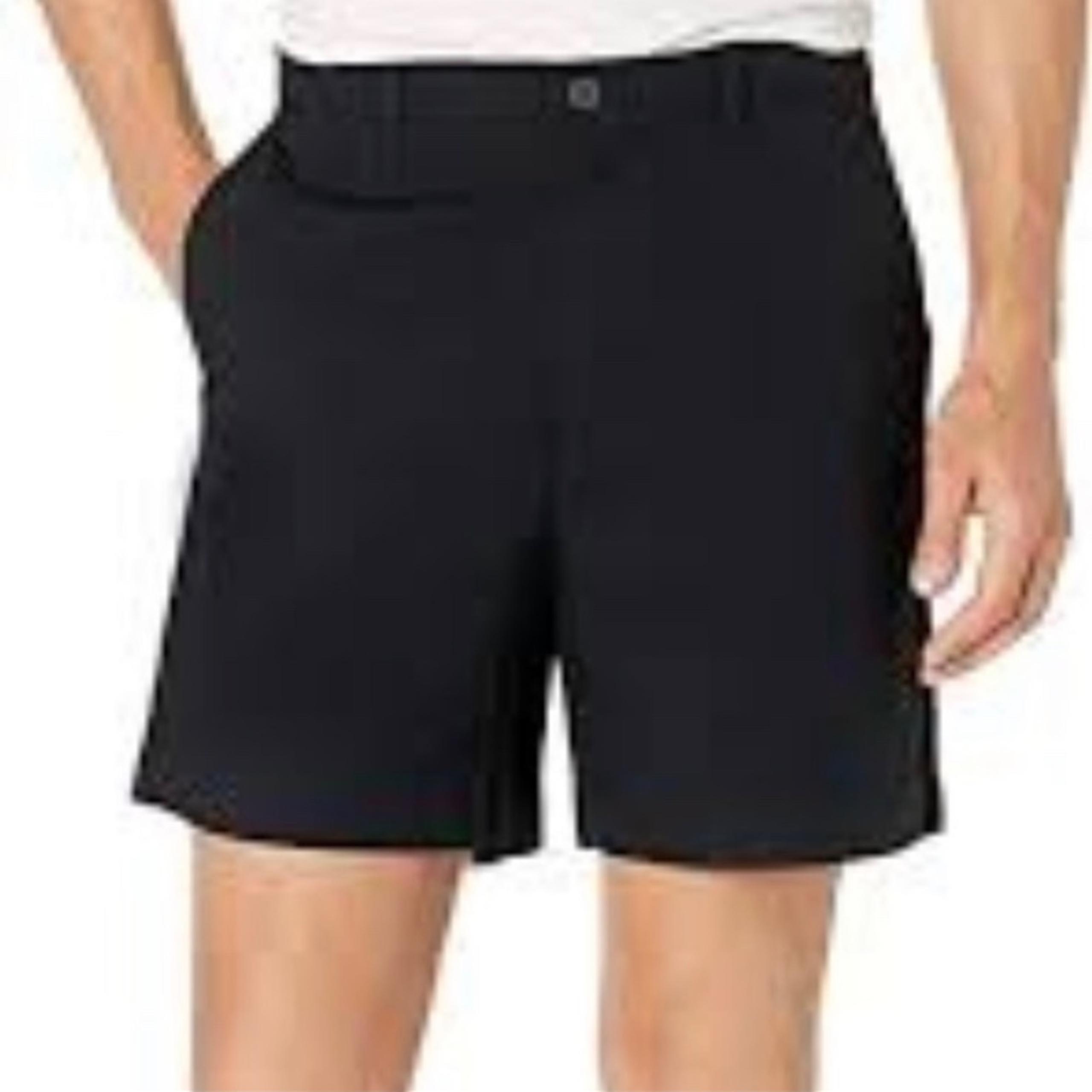Essentials Men's Standard Regular-Fit Lightweight Stretch 9" Short, Black New Wi