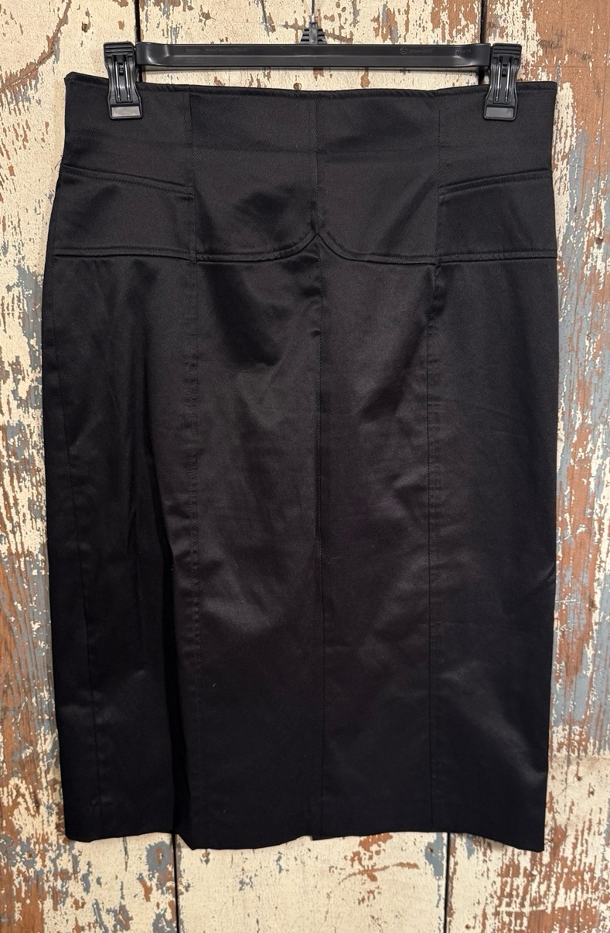 White House BWhite House Black Market Black Pencil Straight Midi Skirt, size 14