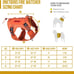 OneTigris Tactical Dog Harness Handle No Pull Service Vest Size Small Orange