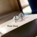 1.0ct moissanite diamond Stud Earrings
