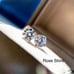 1.0ct moissanite diamond Stud Earrings