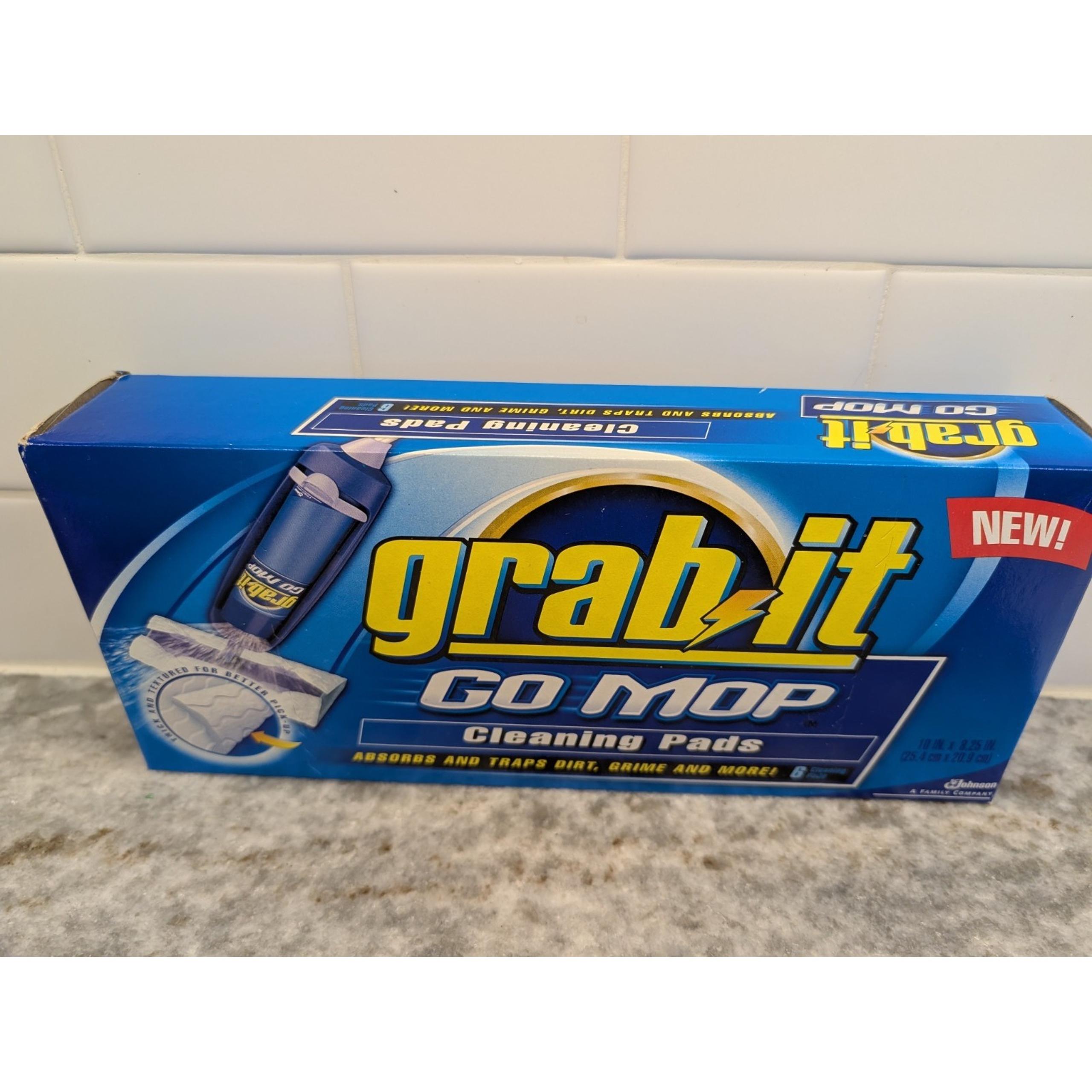 DISCONTINUED Grab It Go Mop Cleaning Pads Refill 6 Pads - Johnson