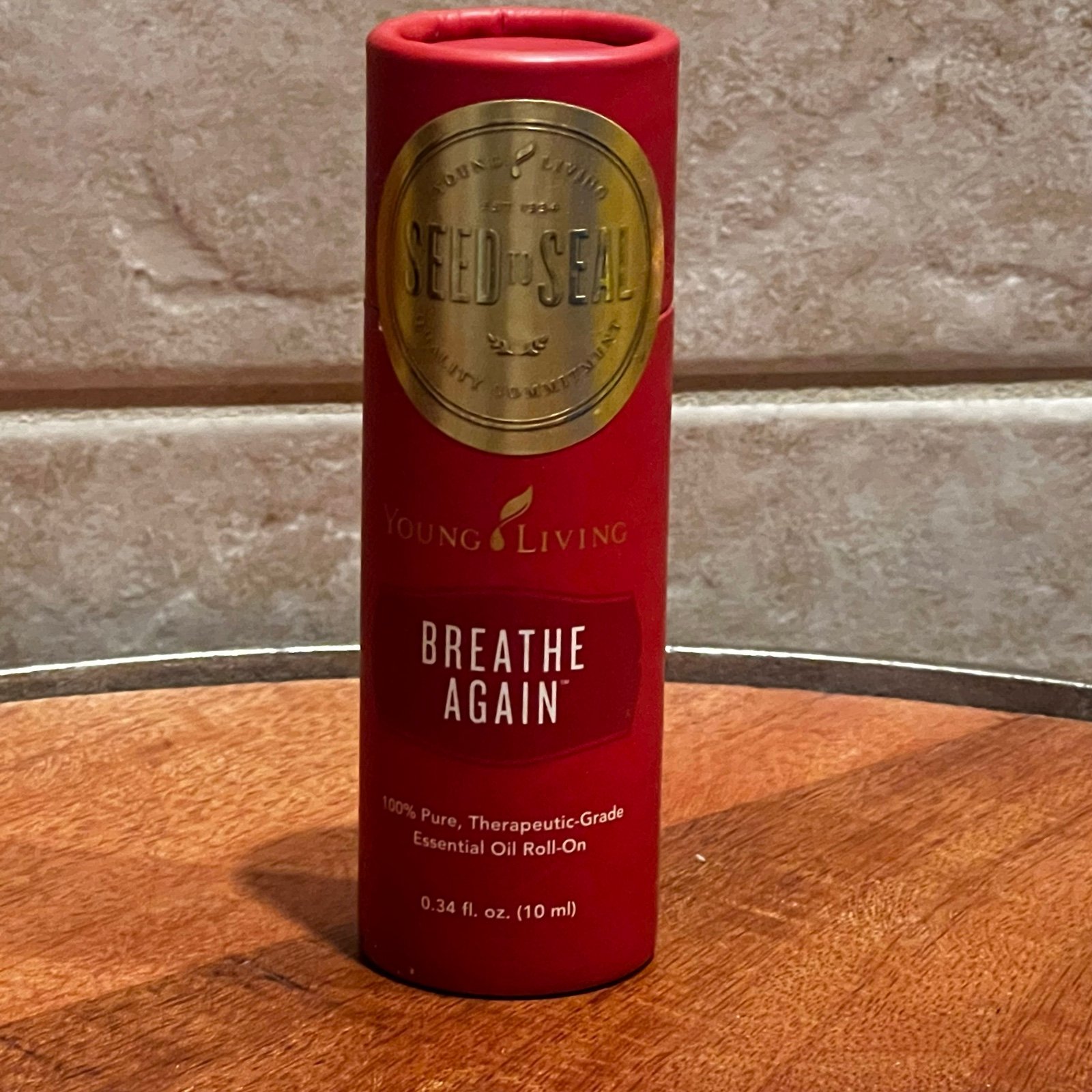 New Unopened Young Living Breathe Again Essential Oils Roll On