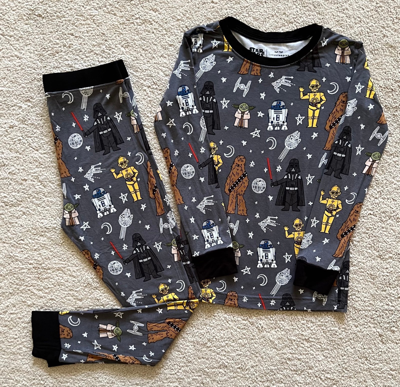Little Sleepies Star Wars May The Force Be With You two piece pajamas 4T