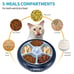ORSDA Wet Food Automatic Dog & Cat Feeder, Navy Blue, 7-cup