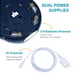 ORSDA Wet Food Automatic Dog & Cat Feeder, Navy Blue, 7-cup