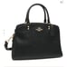 COACH Shoulder Bag PVC Black Total Pattern 91493 Lilie Carryall Lily 2w Used