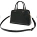 COACH Shoulder Bag PVC Black Total Pattern 91493 Lilie Carryall Lily 2w Used