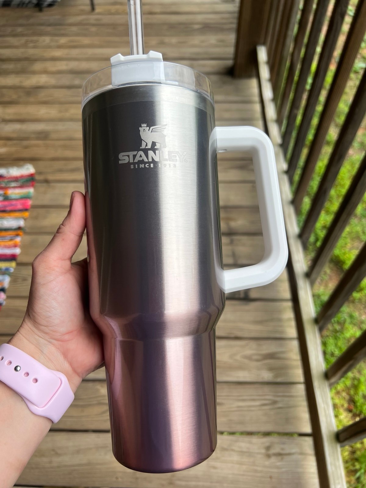 40 oz OG Quencher Champagne Ombre Stanley Tumbler