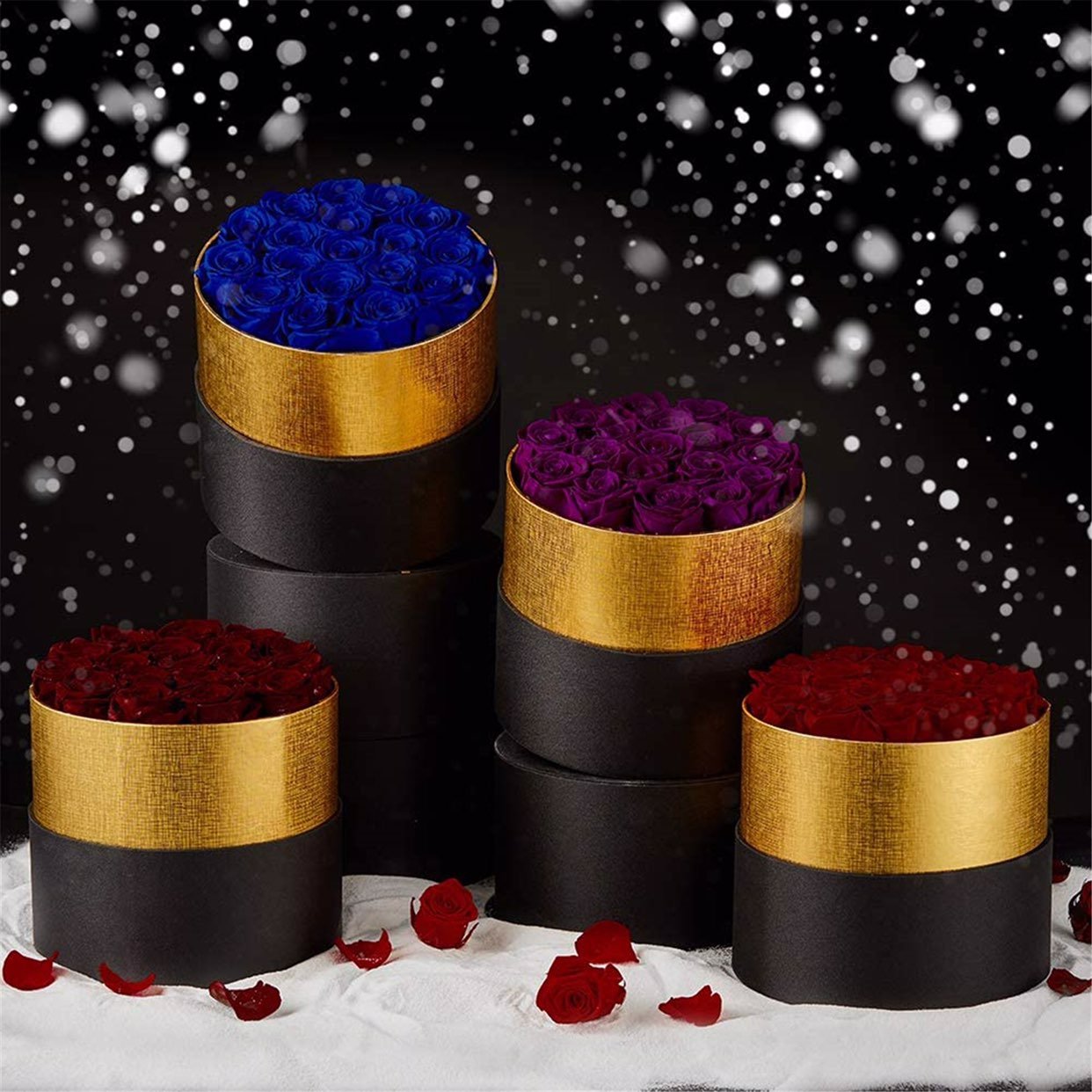 Graceful and luxurious rose ring box Imm