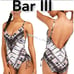 BarIII Swimwear Retro Tie-Dyed Low-Back Swimsuit One-Piece Swim Bathing Suit XS