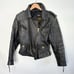 Vintage Hudson Leather Motorcycle Jacket Fitted Asymmetrical Women's Size Small