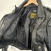 Vintage Hudson Leather Motorcycle Jacket Fitted Asymmetrical Women's Size Small