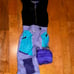 3pc Spyder NEW Toddler 2 Insulated Jacket Ski Pants& Mittens Snow Suit Grow Cuff