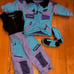 3pc Spyder NEW Toddler 2 Insulated Jacket Ski Pants& Mittens Snow Suit Grow Cuff